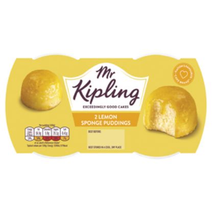 Picture of Mr Kipling Lemon Sponge Pudding Twins x4